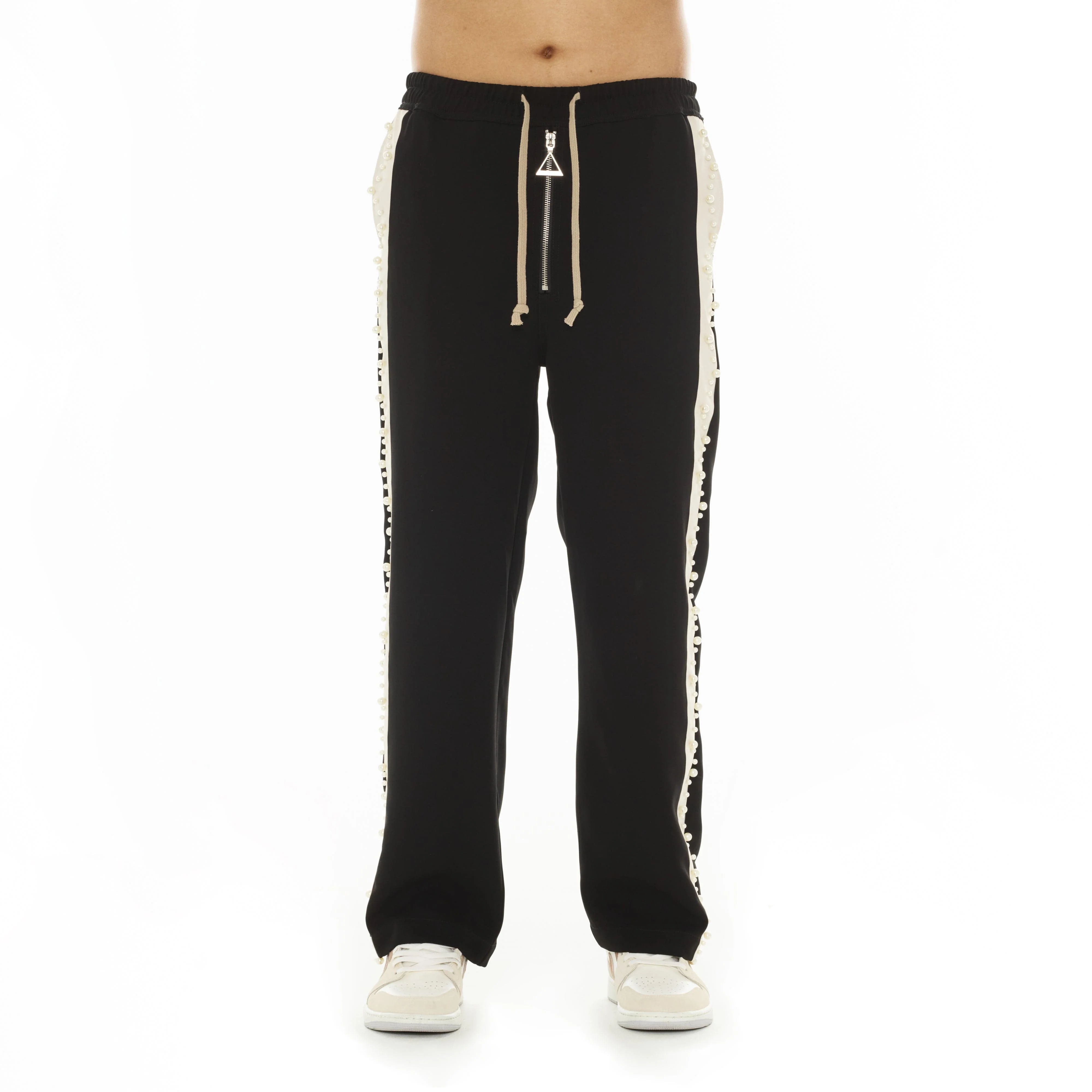 Hvman's Baggy Track Pants in Black - Image 2