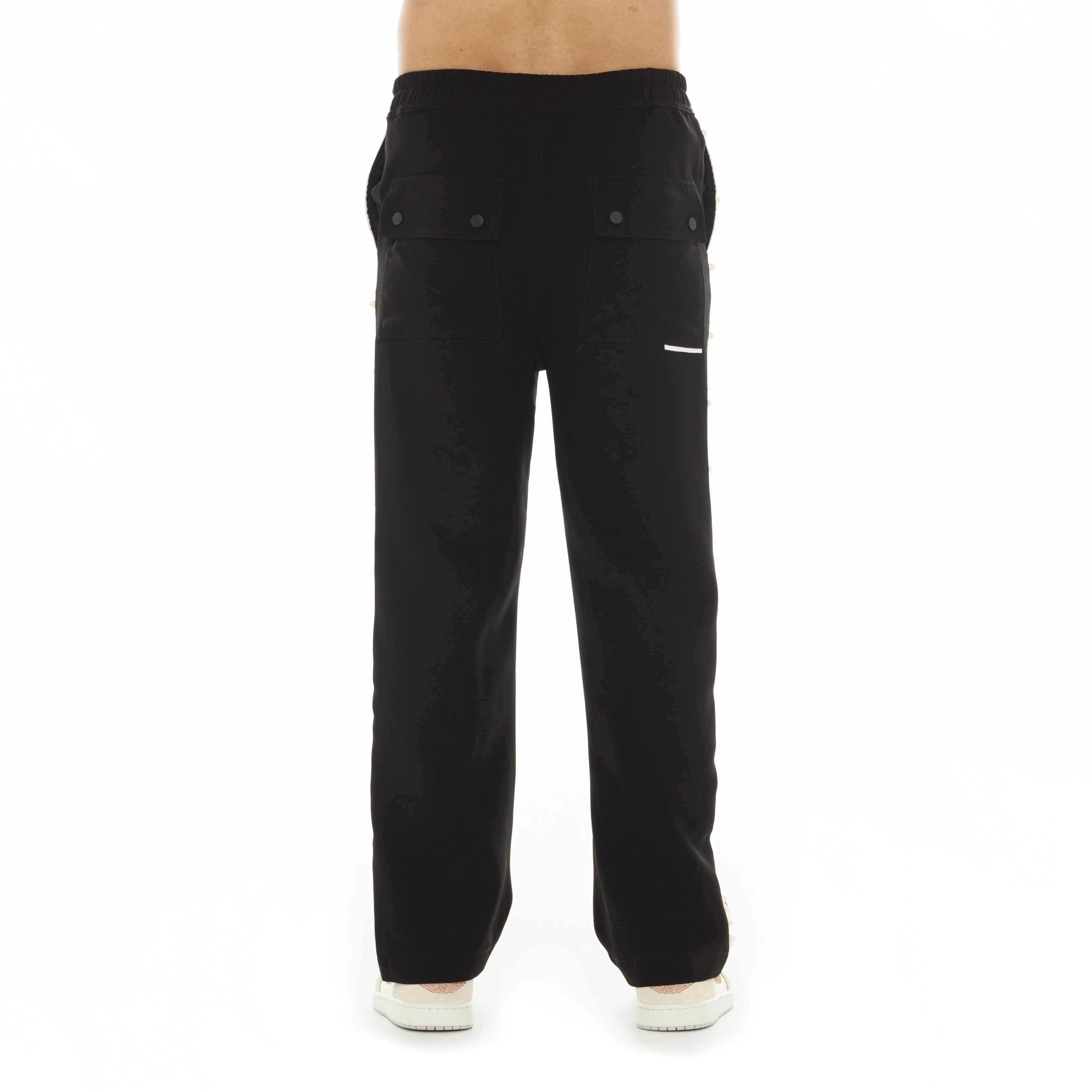 Hvman's Baggy Track Pants in Black - Image 3