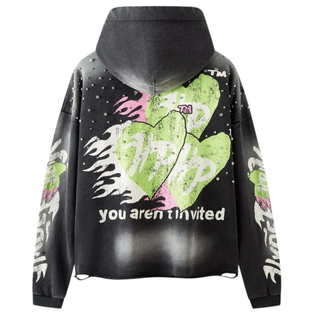 Hyde Park Easy Does It Hoodie 2.0 (Black/Green) - Image 2