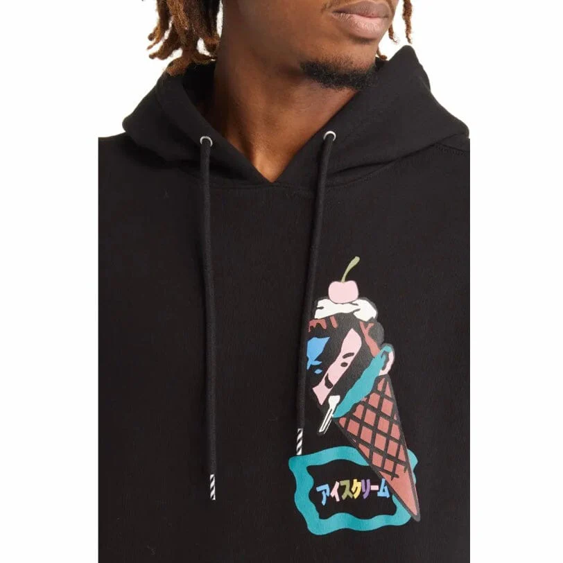 Ice Cream Colour Hoodie (Black) 421-8312 - Image 2