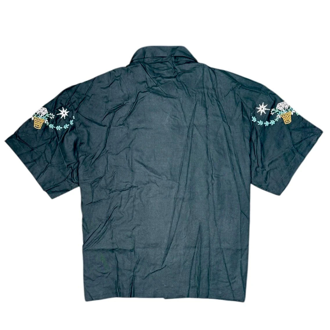 Ice Cream Cropped Fit The Palms SS Woven Shirt (Black) 441-3600 - Image 2
