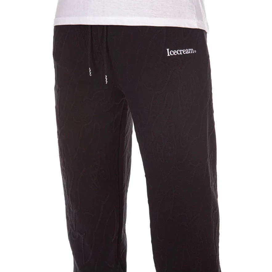 Ice Cream Laced Sweatpants (Black) 441-2104 - Image 3