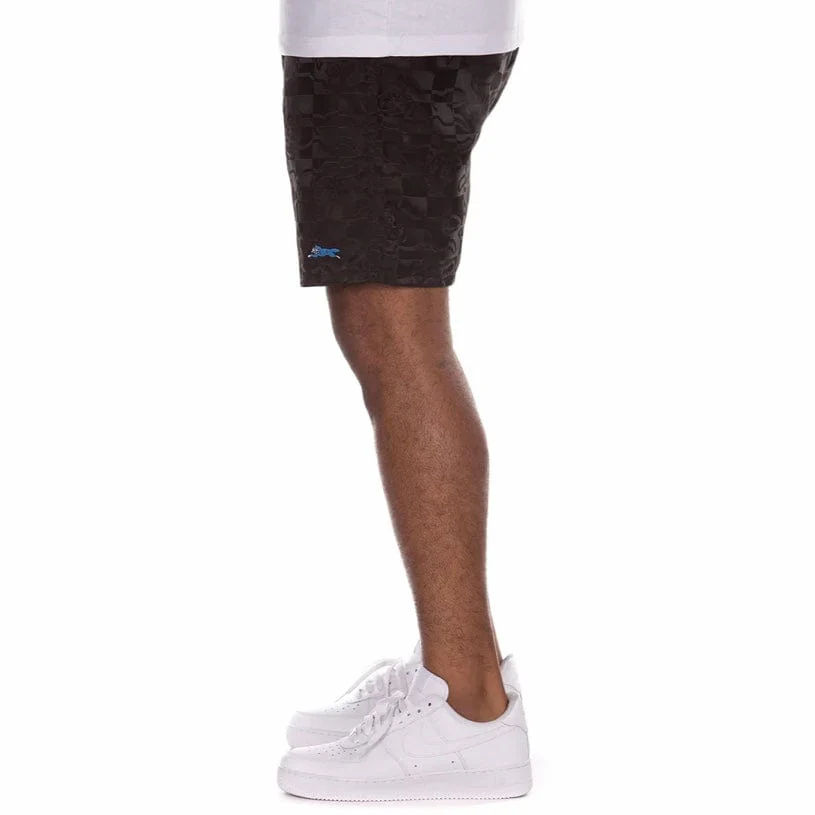 Ice Cream Running Check Shorts (Black) 441-3104 - Image 3
