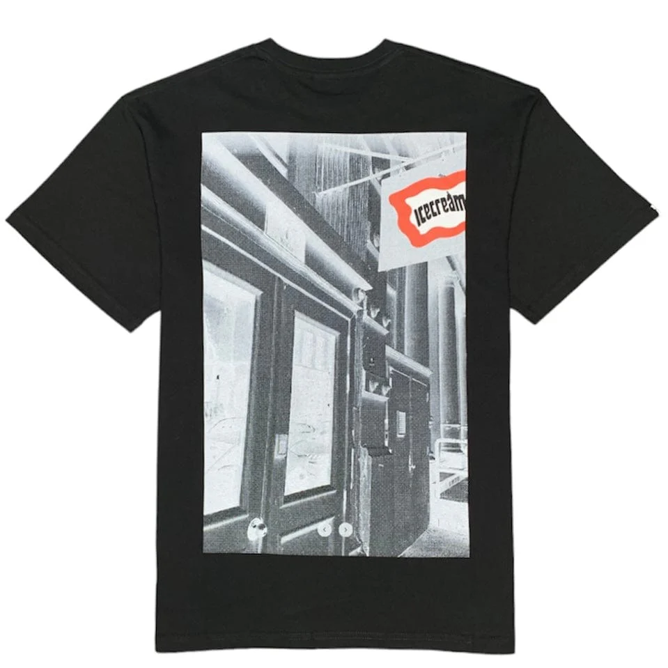 Ice Cream Store Front SS Tee (Black) 441-6211 - Image 2