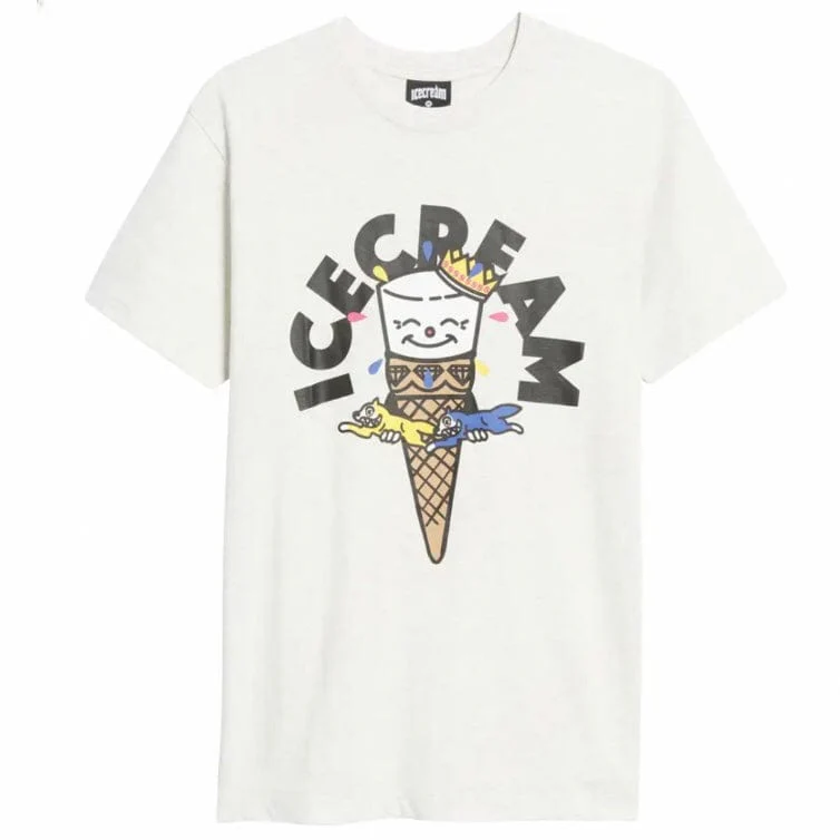 Ice Cream Visitation SS Tee (Light Heather Grey) 421-3207 - Image 5