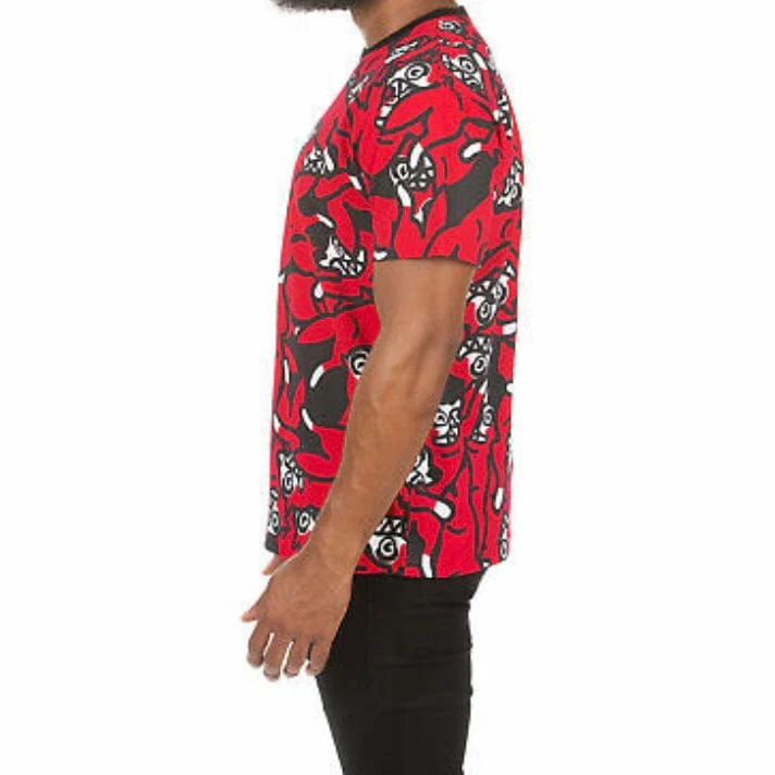 Ice Cream Yikes Short Sleeve Knit (Tomato) 421-1302 - Image 3