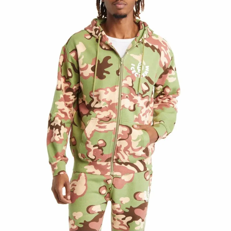 Ice Cream Zip Through Hoodie (Camo) 421-8308 - Image 2