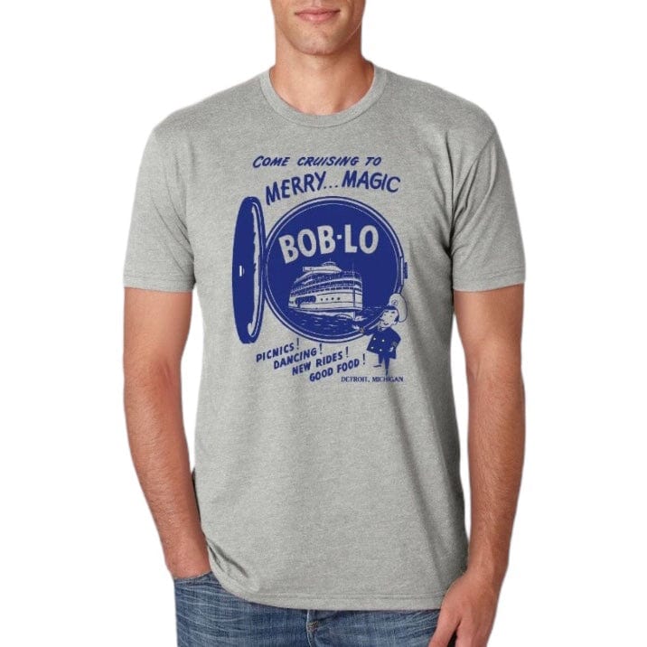 Ink Detroit Vintage Bob-Lo Island T Shirt (Light Grey) 3107 - Image 2