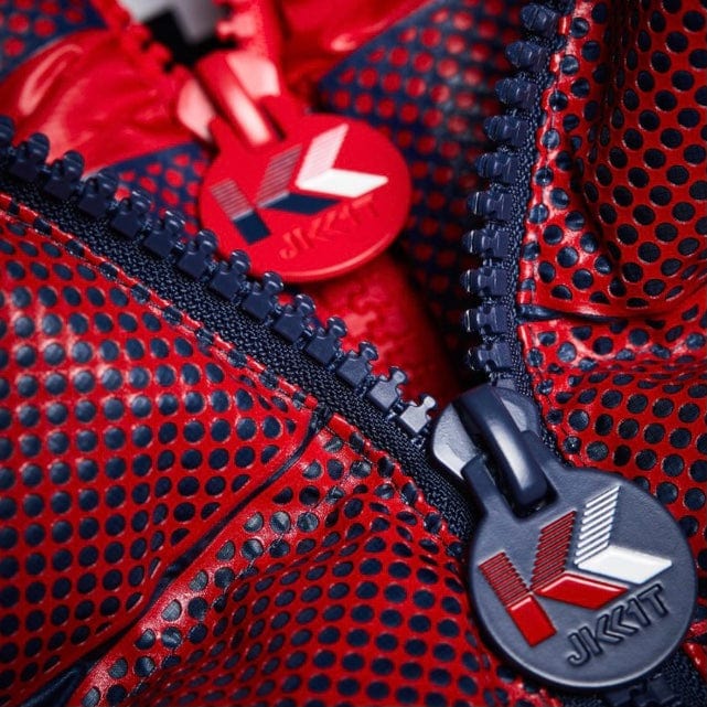 Jack1t Prime Time Racer Down Puffer Jacket (Navy/Red) - Image 3