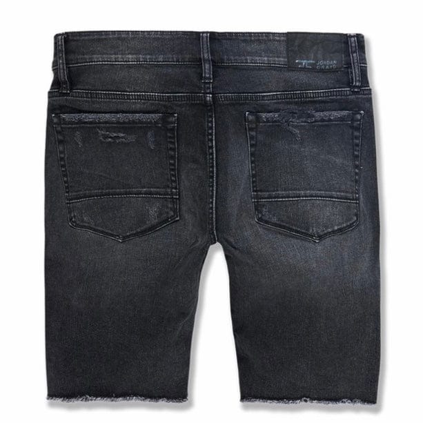Jordan Craig Abyss Retro Denim Shorts (Black Shadow) J3170S - Image 2