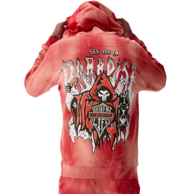 Jordan Craig Afterlife Pullover Hoodie (Red) 8631H - Image 2