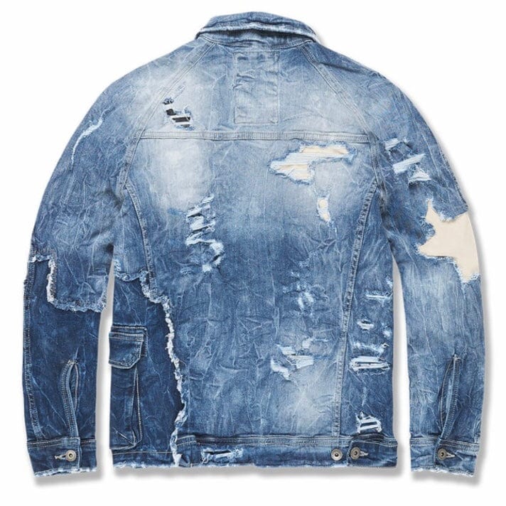 Jordan Craig Ambition Denim Trucker Jacket (Aged Wash) 91559 - Image 2