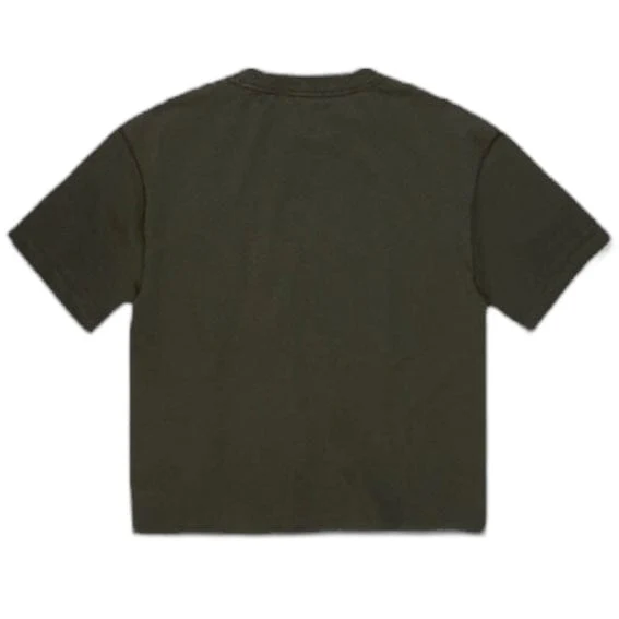 Jordan Craig Burbank Cropped Boxy T Shirt (Army Green) 9152A - Image 3