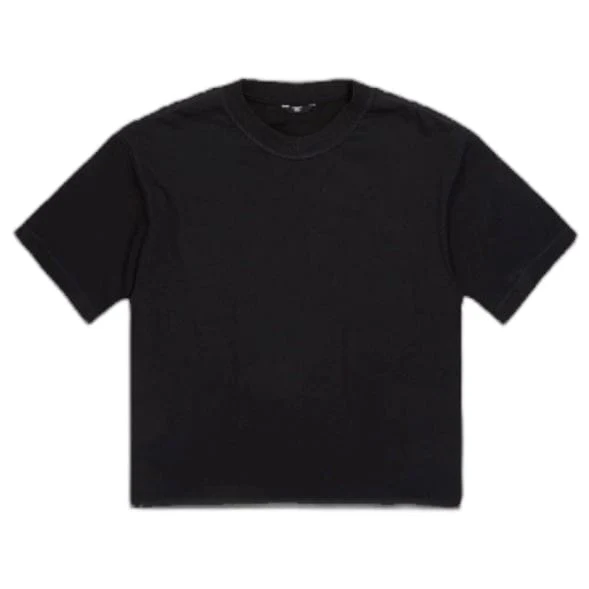 Jordan Craig Burbank Cropped Boxy T Shirt (Black) 9152A - Image 2