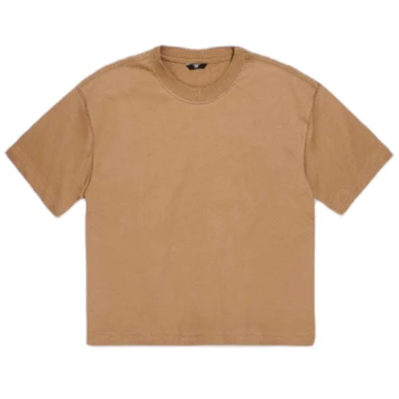 Jordan Craig Burbank Cropped Boxy T Shirt (Mocha) 9152A - Image 2