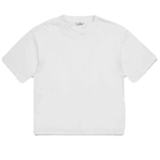 Jordan Craig Burbank Cropped Boxy T Shirt (White) 9152A - Image 2