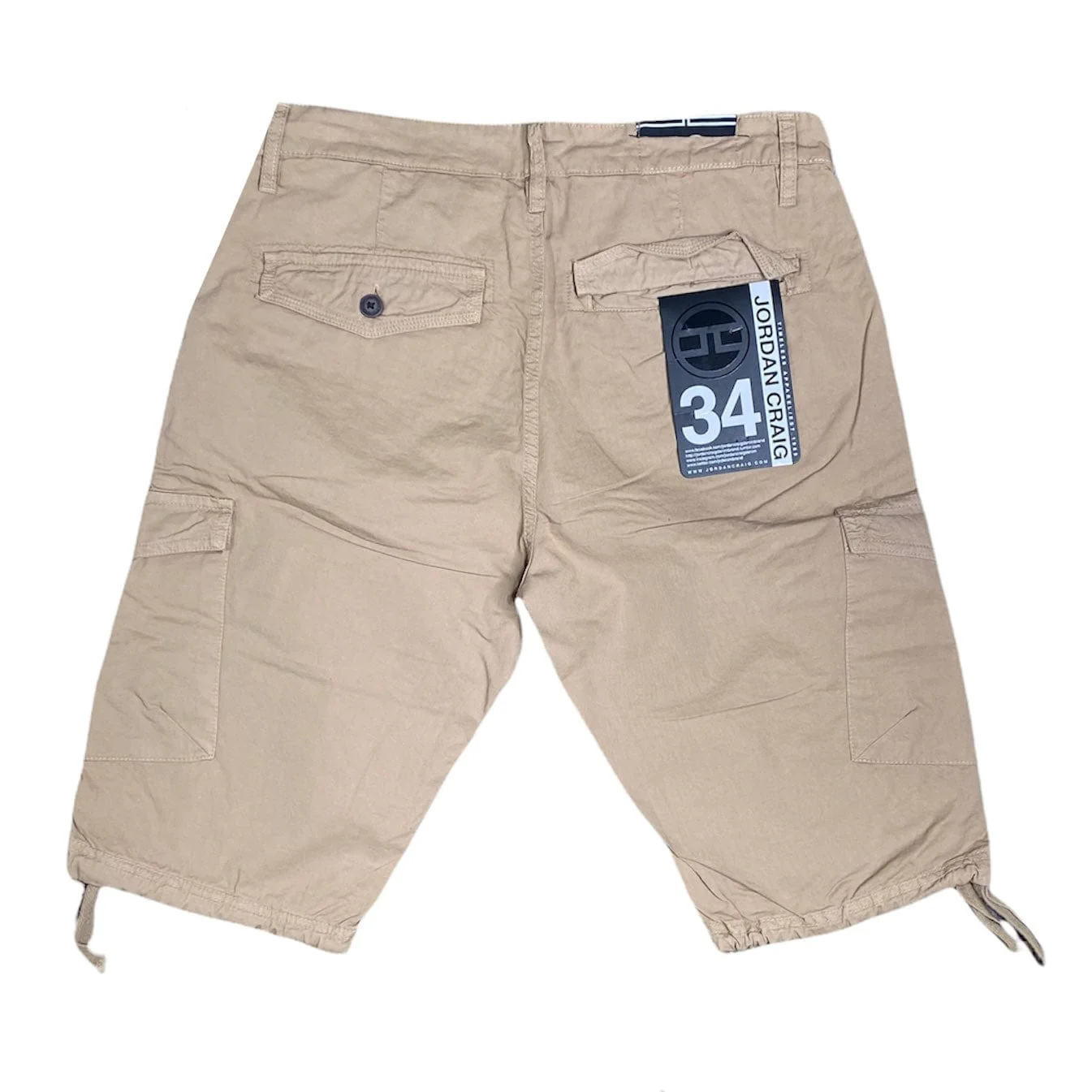 Jordan Craig Cargo Short (Khaki) - 4383 - Image 2