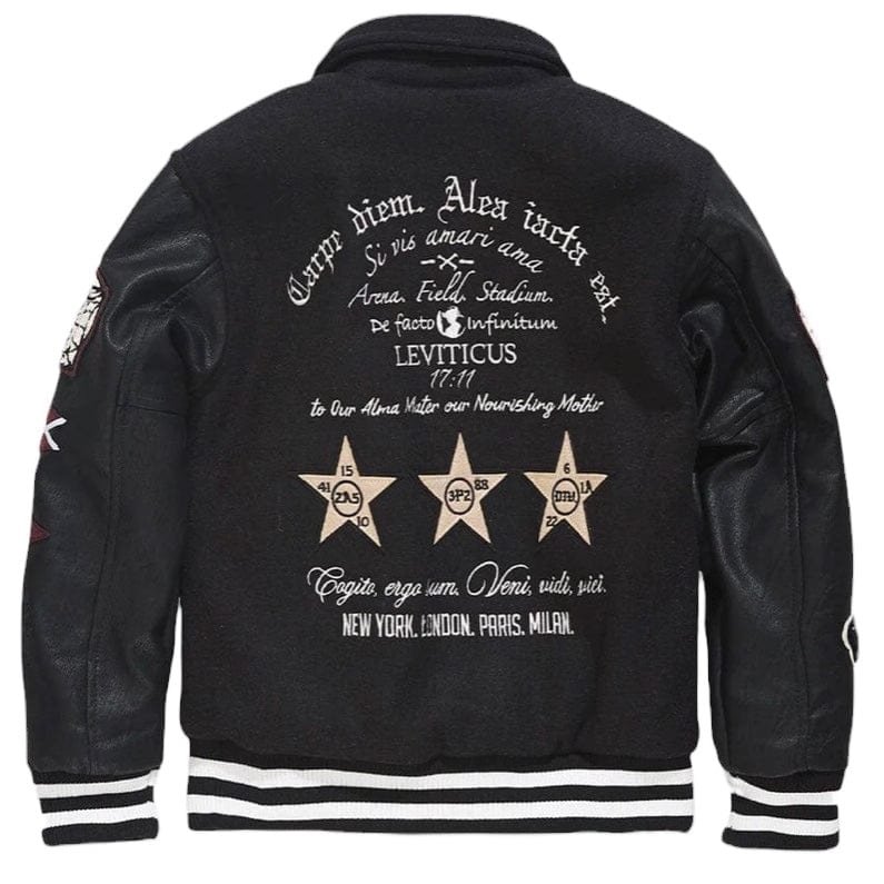 Jordan Craig Carpe Diem Varsity Jacket (Black) 91648 - Image 2