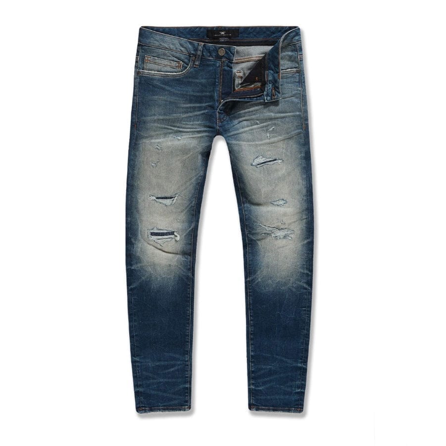 Jordan Craig Collins Meadowlands Ripped Azure Denim (Desert Blue) JC1220R - Image 2