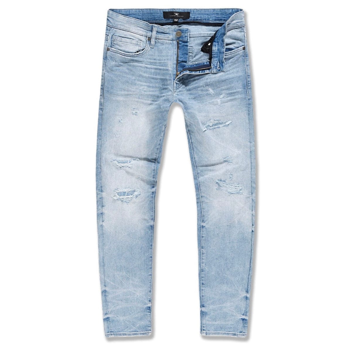 Jordan Craig Collins Meadowlands Ripped Azure Denim (Lightning Blue) JC1220R - Image 2