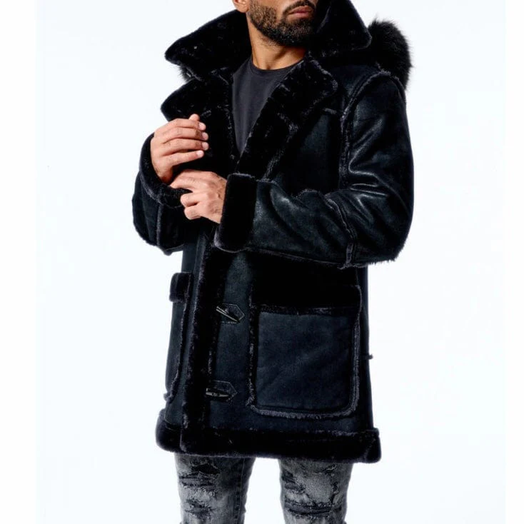 Jordan Craig Denali Shearling Jacket (Black) 91589 - Image 5