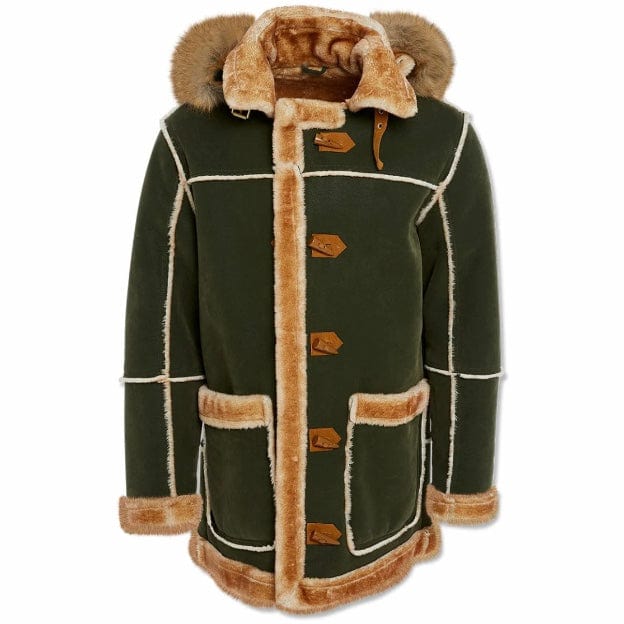 Jordan Craig Denali Shearling Jacket (Olive) 91620 - Image 4