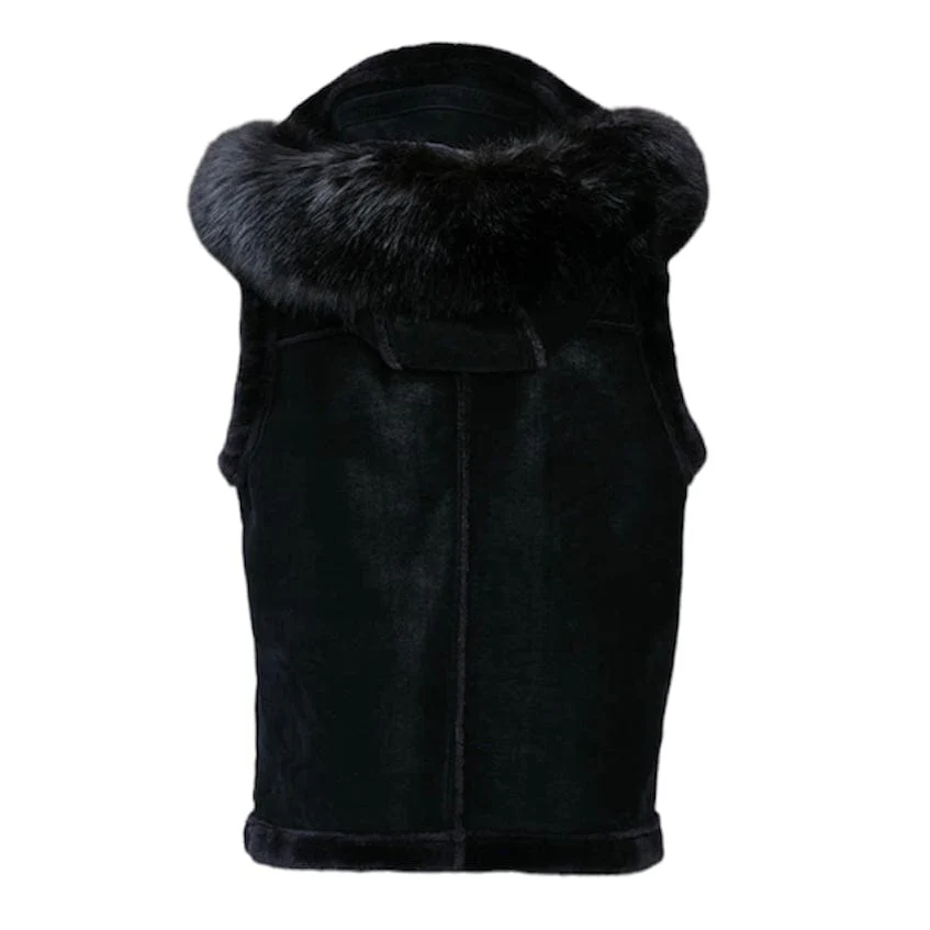 Jordan Craig Denali Shearling Vest (Black) 9370V - Image 3