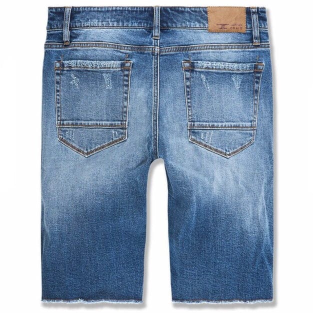 Jordan Craig Edison Denim Shorts (Medium Blue) J3171S - Image 2