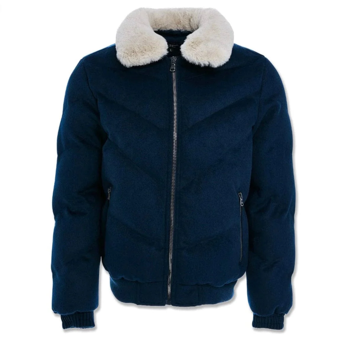 Jordan Craig Everest Wool Bubble Jacket (Navy) 91583 - Image 2