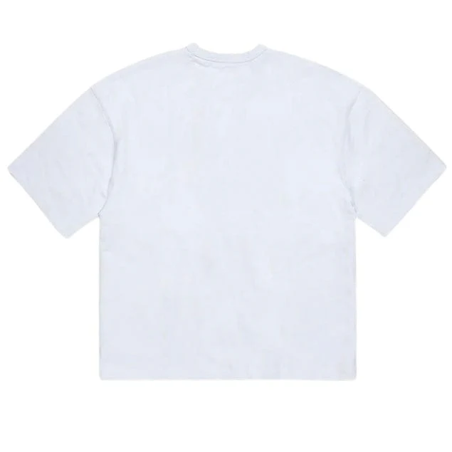 Jordan Craig Heavyweight Cropped Boxy T Shirt (White) 9205A - Image 4