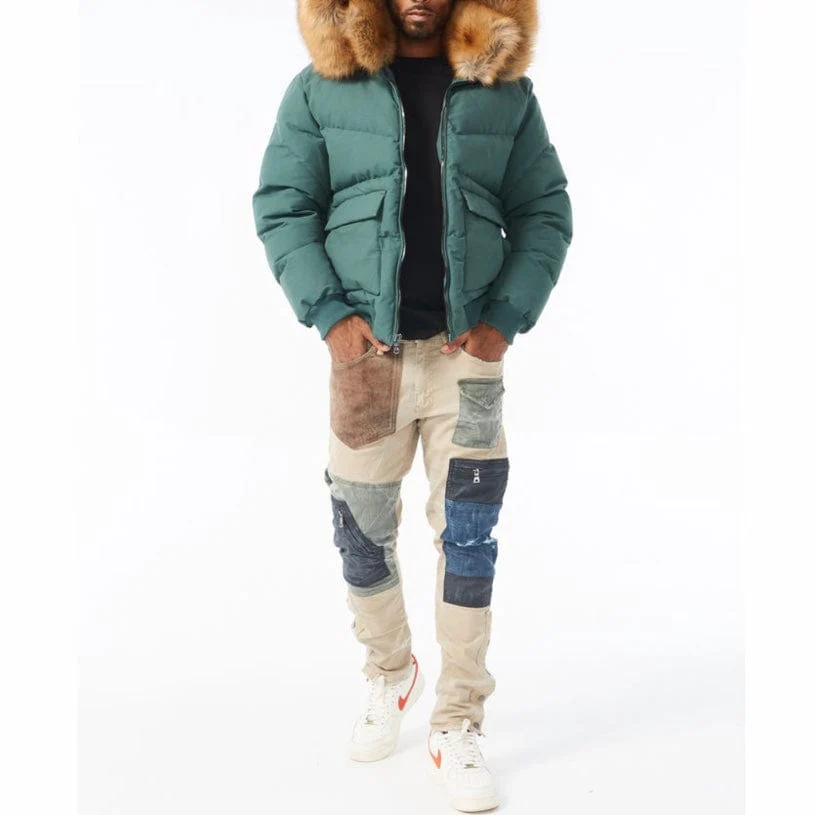 Jordan Craig Hollis Bomber Jacket (Army Green) 91541 - Image 3
