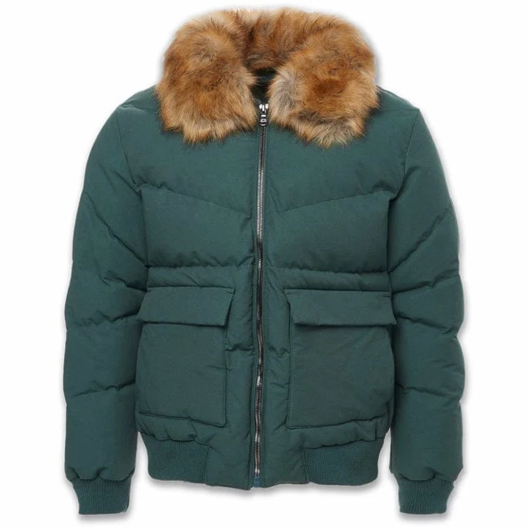 Jordan Craig Hollis Bomber Jacket (Army Green) 91541 - Image 6