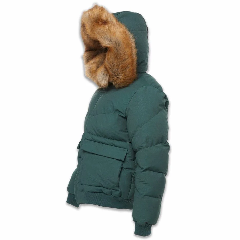 Jordan Craig Hollis Bomber Jacket (Army Green) 91541 - Image 7