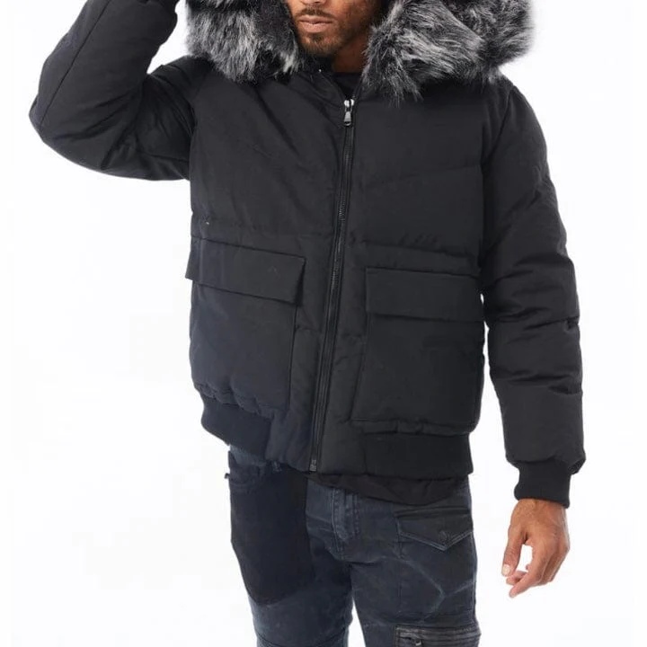 Jordan Craig Hollis Bomber Jacket (Black) 91541 - Image 2