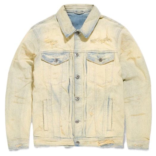 Jordan Craig Hudson Denim Trucker Jacket (Champagne) JJ2273 - Image 2