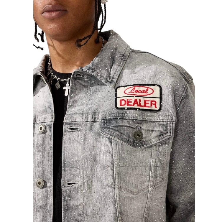 Jordan Craig Local Dealer Trucker Jacket (Cement Wash) JJ2339 - Image 3