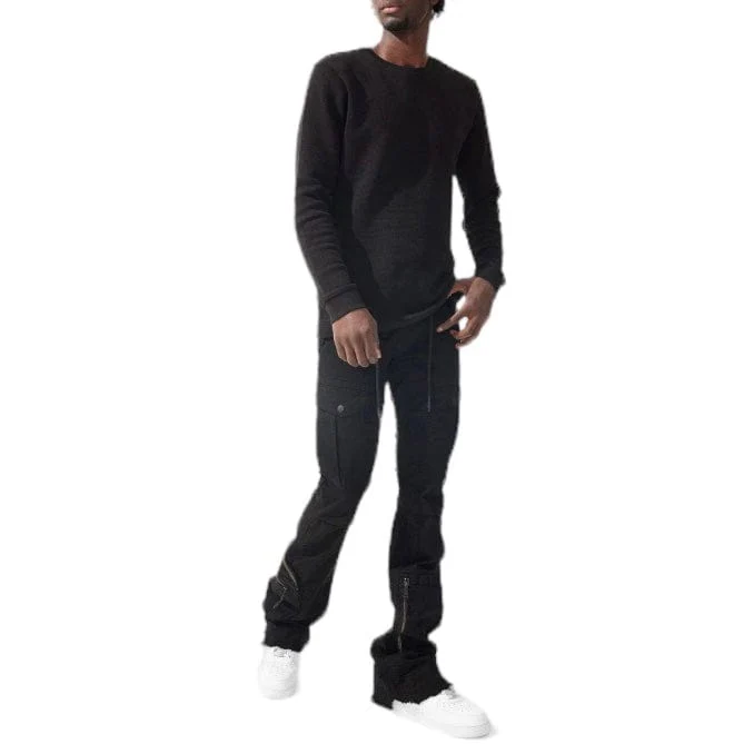 Jordan Craig Martin Stacked Aviation Cargo Pants (Black) JTF220 - Image 4