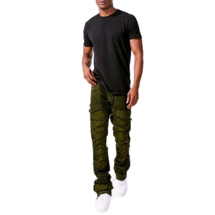 Jordan Craig Martin Stacked Oasis Denim (Olive) JTF1131 - Image 3