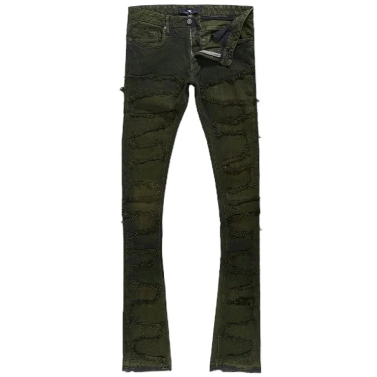Jordan Craig Martin Stacked Oasis Denim (Olive) JTF1131 - Image 4