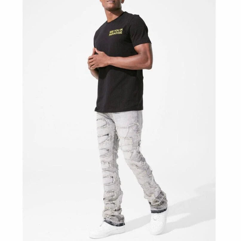 Jordan Craig Martin Stacked Python Denim (Bone White) JTF1130 - Image 3