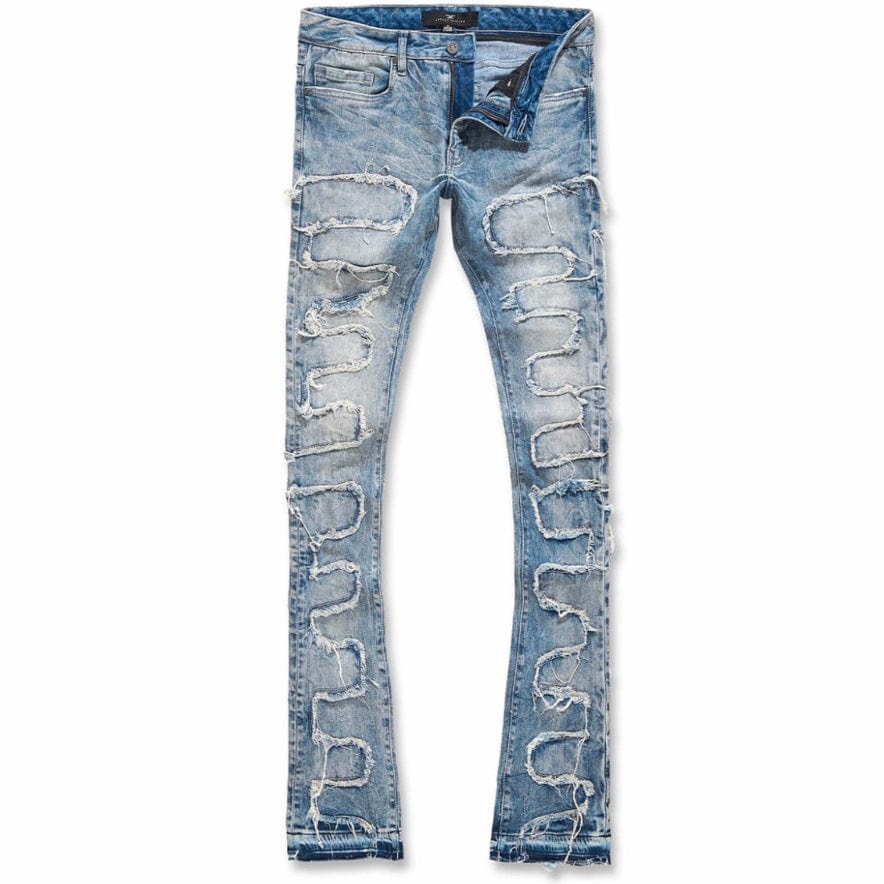 Jordan Craig Martin Stacked Python Denim (Studio Blue) JTF1130 - Image 4