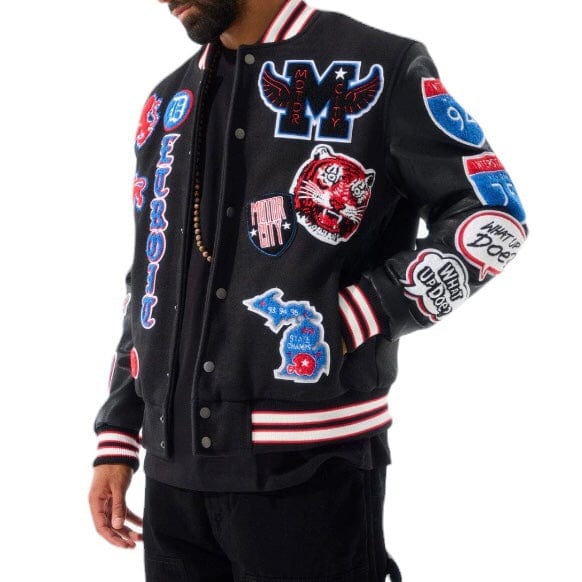 Jordan Craig Motown Varsity Jacket (Piston) 91651 - Image 2