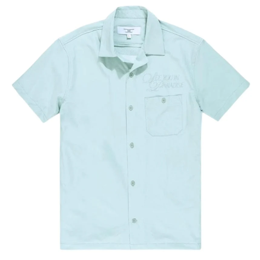Jordan Craig Oakland Mechanic Short & Shirt Set (Sky Blue) 2061-2061S - Image 3