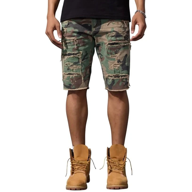 Jordan Craig OG Tulsa Camo Twill Shorts (Vintage Camo) J3228SC