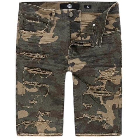 Jordan Craig Og Tulsa Camo Twill Shorts (Woodland) J3204SC - Image 2