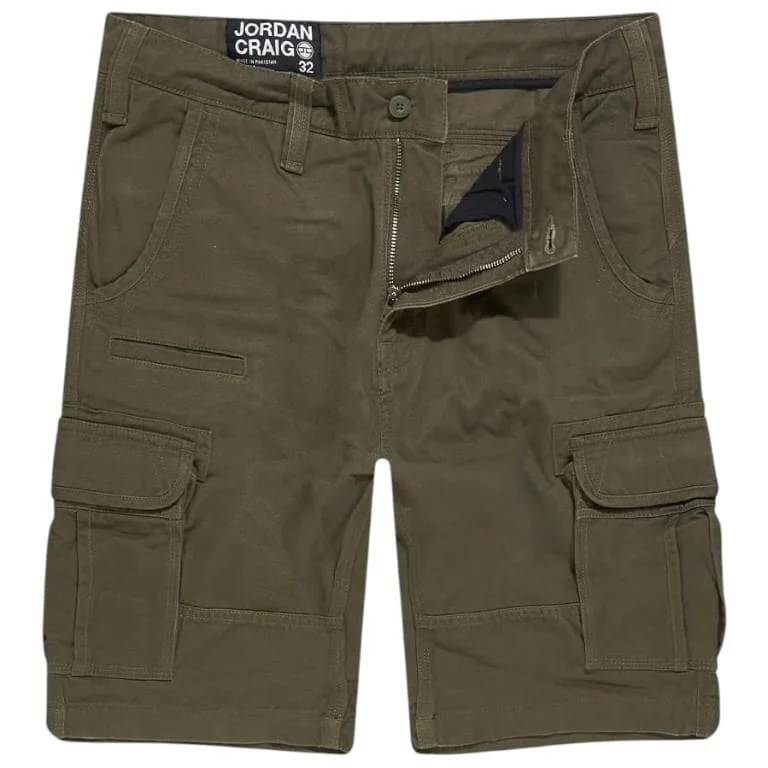 Jordan Craig Og Xavier Cargo Shorts (Army Green) 4462 - Image 3