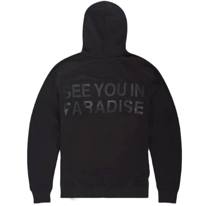 See You In Paradise Tonal Pullover Hoodie (Black) - Image 2