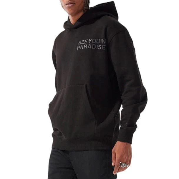 See You In Paradise Tonal Pullover Hoodie (Black) - Image 3