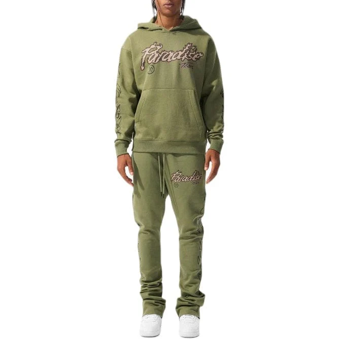 Jordan Craig Paradise Tour Stacked Sweatpants (Sage) 8241L - Image 2