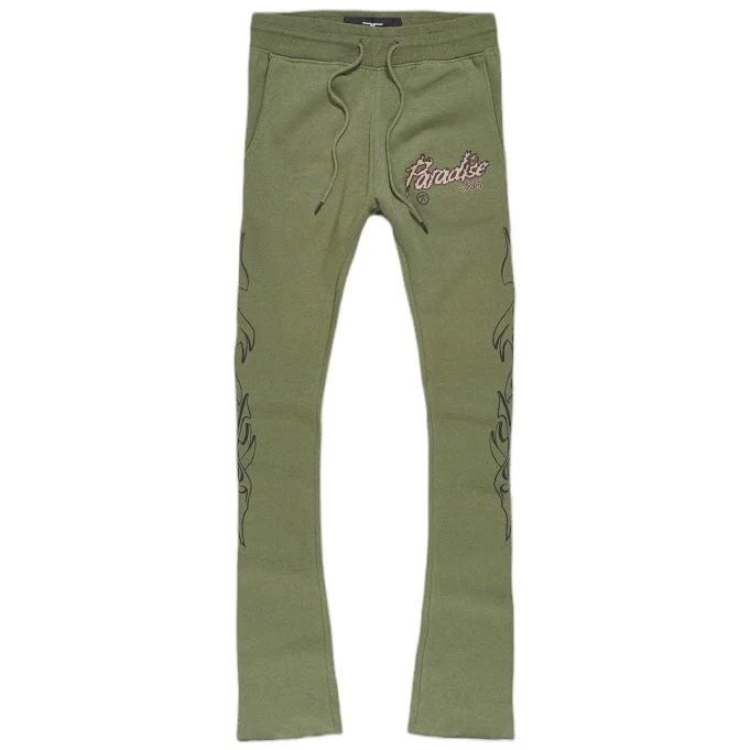 Jordan Craig Paradise Tour Stacked Sweatpants (Sage) 8241L - Image 3